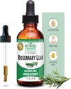 Opcións botánicas - Rosemary Leaf Extracto líquido - Libre de alcohol, Gluten gratis - Acting Supplement Drops - Fácil de usar Dropper - 1 Onda Fluida
