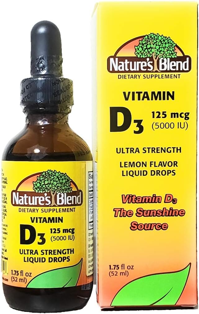 A vitamina D3 de Blend, 5.000 UI