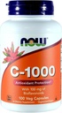 NOW C-1000, with 100 mg of Bioflavonoids, 100 Capsules (Pack of 2)