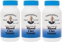 Christophers ursprungliga formler Blood Circ Formula Capsules, Herbal Supplement för Cardiovascular & Circulatory Wellness, 100 kapslar - Pack av 3