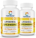 30mg Spermidina Supplemento per uomini e donne, ad alto assorbimento, più potente di Spermidina 3HCL - per Rinnovamento cellulare, Longevità & Cognitivo, Estratto di Germe di grano fermentato, Pure & Natural, 120 Softgels