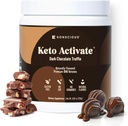 Mørk sjokolade truffle eksogene ketoner drikke: ren keto Shake pulver med sjokolade ketoner | Jumpstart Ketose & Boost Energi med naturlige ketoner kosttilskudd av konscious keto
