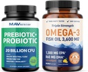Omega 3 ribje olje in probiotične kapsule 