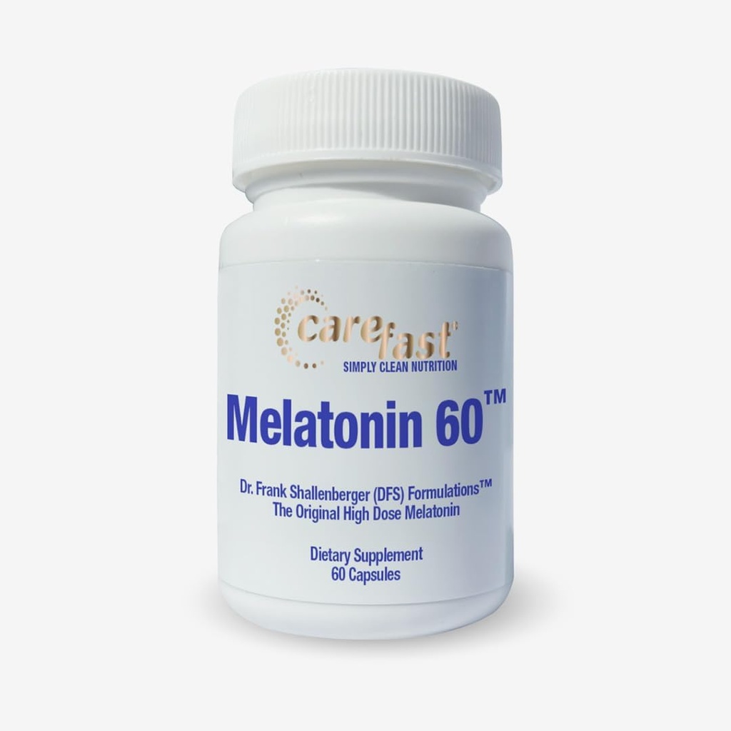 Чистий Melatonin 60mg 60 High-Dose Easy-to-Swallow Capsules Природний сон Aid Non-Habit Формування цілісності