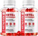 LIVORKA (2 Pack) Ketosyn ACV Gummies, Keto Syn Gummies, Ketosyn Keto Plus ACV Gummies, Ketosyn Keto ACV Gummies, Keto Syn ACV Gummies 1050 MG, Keto ACV Gummies Ketosyn, 120 Gummies para 2 meses
