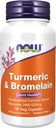 ACUM Alimente Suplimente, Turmeric & Bromelain (Extract turmeric standardizat) cu Bromelain 2400 GDU/g, 90 Veg Capsule