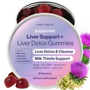 Liver Support Plus with Milk Thistle, Alfalfa Leaf, Vitamins D3 and B12 Advanced Formula