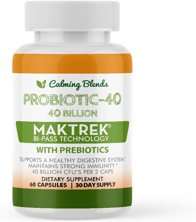 Probiotic, 40 Miliarde CFU, Bi-Pass Sistem de livrare pentru eficacitate maximă, Perioada de valabilitate stabil, 60 Capsule vegetale