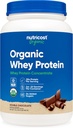 Nutricost Organic Wheey Protein Concentrat, Double Chocolate Ochutené, (2LBS) - bezlepkové, Non-GMO