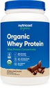 Nutricost Organic Whey Protein Concentrate, Double Chocolate Flavored, (2LBS) - Gluten-Free, Non-GMO