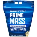 BodyTech Prime Mass - High-Calorie Mass Gainer - Supports Muscle Growth & Weight Gain - Vanilla (12 lb, 17 Servings)