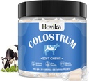 순수한 Bovine Colostrum 보충물, 인간을 위한 40% IgG Bovine Colostrum 3000mg Colostrum 연약한 Chews Gut 건강, 면역 지원, 근육 회복 급료 Fed, 30의 서빙