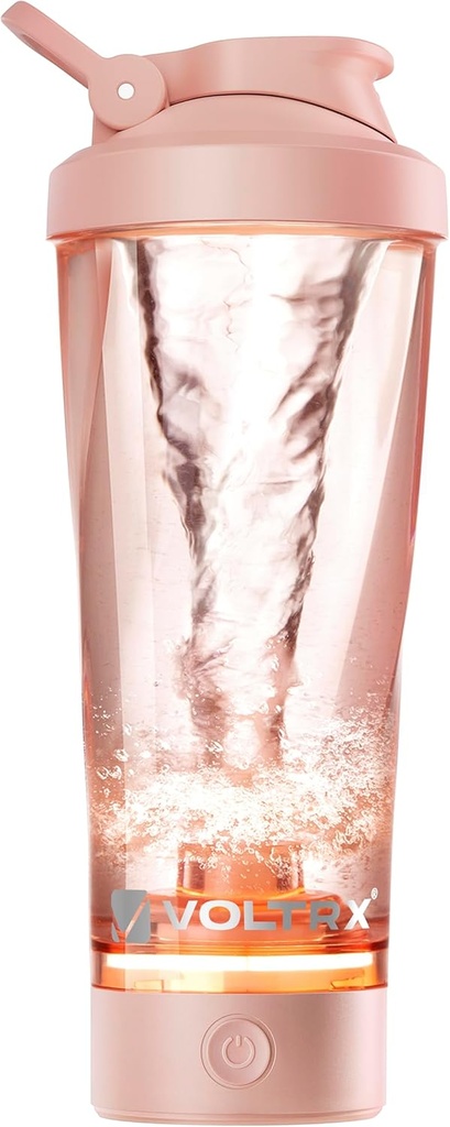 VOLTRX Premium Elektrik Protein Shaker Şüşə, Tritan ilə dəstək - Çünki Pulsuz - 24 oz Vortex Portable Mikser Cup/USB