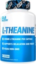Evluution L Theanine 200mg Capsules for Focus and Relaxation Nutrition L-theanine 200mg Nootropic Supplement for Attention & Energy - Daytime Mood Support and Nootropic Focus Supplement