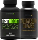 Scorpt Nation by V Shred Test Boost Max and Turmeric Black Bundle