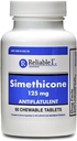 Fiable 1 Simethicone 125 mg Anti-Gas 60 Peppermint Tablets (1 Botella)