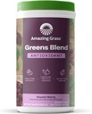 Increíble Grass Greens Superfood Antioxidant: Greens Powder with Organic Spirulina, Beet Root Powder, Elderberry & Probiotics, Sweet Berry, 60 Servings (Packaging May Vary)