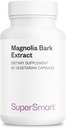 Supersmart - Magnolia Bark Extract (Max Putere) 300mg pe zi - 90% Honokiol & Magnolol - Magnolia Bark Supliment 