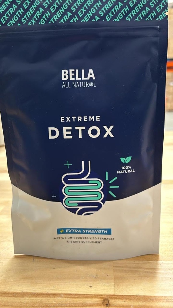Bella Tất cả các detox tự nhiên - làm sạch cơ thể, Colon Cleanser & Detox, dung dịch tự nhiên, 3.17 Ounce