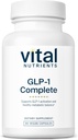Nutrisi Vital GLP1 Complete 124; GLP-1 Probiotic, Prebiotic, Postbiotic + Hops Extract 124; Fast- Aktivator GLP-1 Membantu Curb Crauries 124; Vegan, Dairten & Gluten Free Extract 124; 60 Capsules