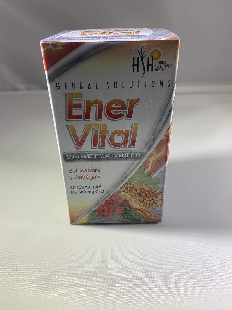 Ener Vital Kapsle (60 kapslí, 500 mg každý) (w / Schisandra & Astragalus)
