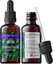 Lemongrass Tincture, Organic Lemongrass Extract (Cymbopogon Citratus) Herbal Supplement, Non-GMO i Cold-Pressed Organic Vegetable Glycerin, 700 mg, 2 uns (60 ml)