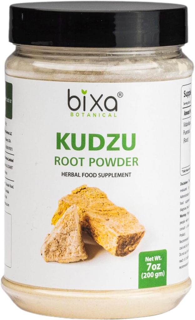 bixa BOTÂNICA Índia Kudzu Root Powder (Pueraria tuberosa/Vidarikand) Suplemento de ervas naturais ayurvédicas - 7 Oz (200g)