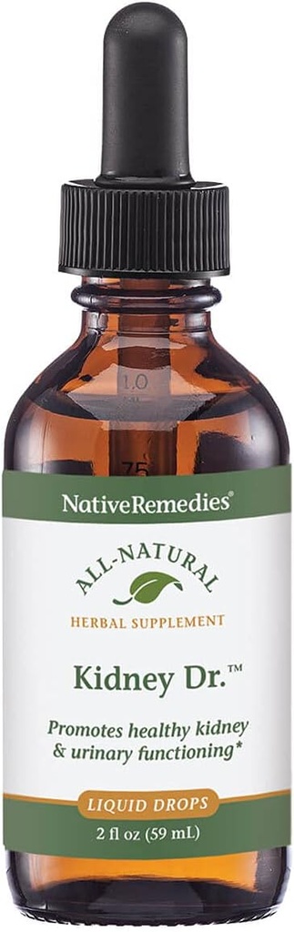Native Remedies Kidney Dr. - All Natural Herbal תוסף for Kidney and Urinary System Health