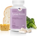Houston Enzymy - Zyme Prime - 90 Kapsle - Digestivní Enzymy Ženy & Muži Enzym, Digestion for Carb, Fat & Protein Breakdown, Pomáhá tolerance, Bloating & Gas, Digestive Health Dodatek
