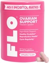O Positiv FLO Ovarian Health Support - 여성 호르몬 균형, DIM, Myo 및 D-Chiro Inositol, Folic Acid와 보충 - 건강한 Ovulation, 사이클 정규성 지원 - 30 서빙