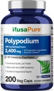 NusaPure Polypodium Leucotomos 10:1 Extrakt, 240 mg Äquivalent zu 2400mg 200 Veggie Kapseln (Vegetarisch, Non-GMO, Vegan)