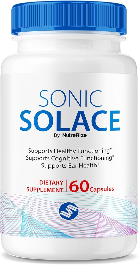 Sonic Solace - Formula avanzata per mantenere l'udito sano, Solace sonico ufficiale per la salute dell'orecchio, tutto il supporto naturale per il benessere generale, SonicSolace Review (60 capsule)