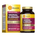 Renew Life Women's Wellness Vaginal and Urinary Probiotic and Cranberry Supplement, Probiotic Supplement for pH Balance for Women, Digestive Health, Dairy, Soy and Gluten-Free, 3.5 Billion CFU 60 Ct