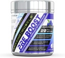 Amazing Muscle Pre Boost Fórmula con suplemento de cafeína 20 Sirviendo Per Container ¦ Blue Raspberry Flavor