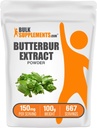BulkSupplements.com Butterbur Extract Powder - Suplementy Butterbur, Suplement przeciwutleniaczy - Vegan & Gluten Free, 150mg na serving, 100g (3.5 oz) (Opakowanie po 1)