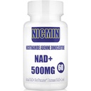 Liposomal NAD+ Supplement 800mg with TMG 300mg, Max Absorption Actual NAD+ Supplement（Not a Precursor for Cell Energy, Healthy Aging and Muscle Repair 60 Capsules