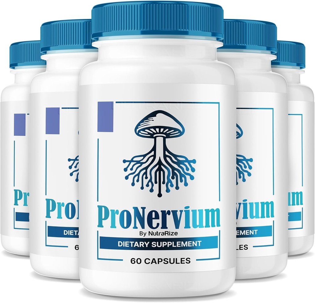 (5 Pack) ProNervium - ProNervium Advanced Nerve Health Supplement, ProNervium Nerve Tuki Ruokavalio pillereitä, Kaikki luonnolliset Formula Dynamic Lifestyle, Pro Nervium Pastillas Reviews (300 kapselia)