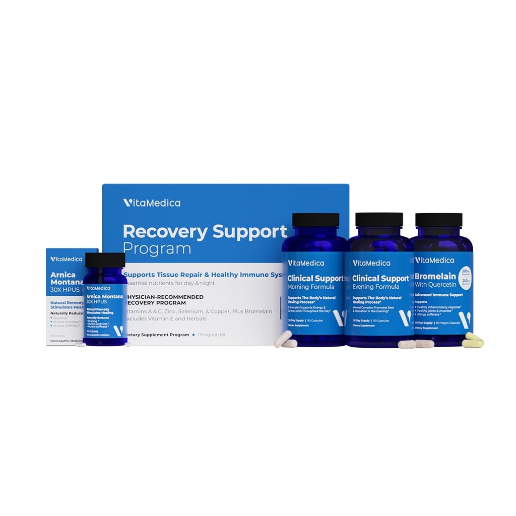 VitaMedica | Arnica Montana 30X + Bromelain with Quercetin + Clinical Support Formula Bundle
