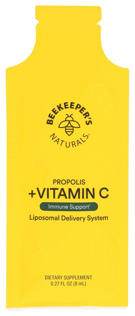 Beekeepers Naturals Propolis Liposomal with Vitamin C Single, 0.27 FZ
