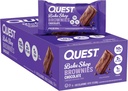 Quest Nutrition Bake Shop, Chocolate Brownies, 10g Protein, 2g Net Carbs, 1g Sugar, Protein Snack, 10 countt