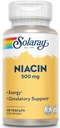 SOLARAY Niacin 500 mg, B3-vitamin