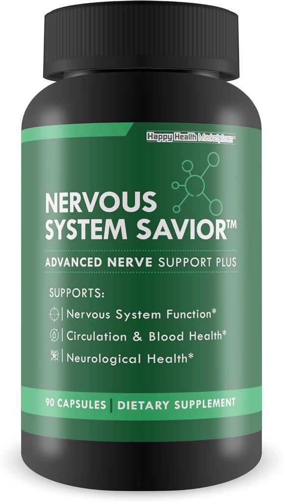 Nervous System Savior - Розширена підтримка Nerve - Наша найкраща добавка Nerve Support - Натуральна добавка Nerve Savior, щоб допомогти зберегти здоров'я Nerve - Nerve Підтримка добавки ваших рідних Savior