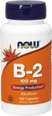 NOW Vitamina B-2 (riboflavina) 100 mg, 100 capsule (pacchetto di 3)