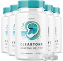(5 Pack) Cleartone Pills - Formula ufficiale - Cleartone Tinnitus Hearing Support Pills, Clear Tone Pills Hearing Relief Maximum Strength Formula Clear Tone Advanced Vitamin Supplement (300 capsule)