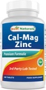 # 1 CAL MAG ZINC by Best Naturals - Essential Mineral Complex - Productured in a USA Based GMP Certified Facility and Third Party Tested for Pure. Gwarantowane!!!, 180 Tabletki