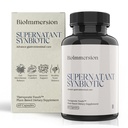 Supernatant Synbiotic - Prebiotic Probiotic Postbiotic - Eases Digestive Discomfort, Gut Imbalance & Yeast Overgrowth - Immune & Microbiome Support for Men and Women - 60 Capsules