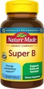 Nature Made Super B Energy Complex, 뇌세포 기능 지원, 60 Softgels, 60 일 공급을 위한 규정식 보충교재