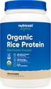 Nutricost Organic Rice Protein Powder (2 LB) - Gluten-Free, Non-GMO (from Brown Rice)