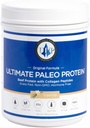 Ultimate Paleo Protein Powder Between 124; Premium Grass Fed Beef Protein z Colagen Peptydes 124; Paleo Friendly, Gluten Free, Keto Friendly, Brak sztucznych słodzików lub środków konserwujących - Wanilia, 15 Sług