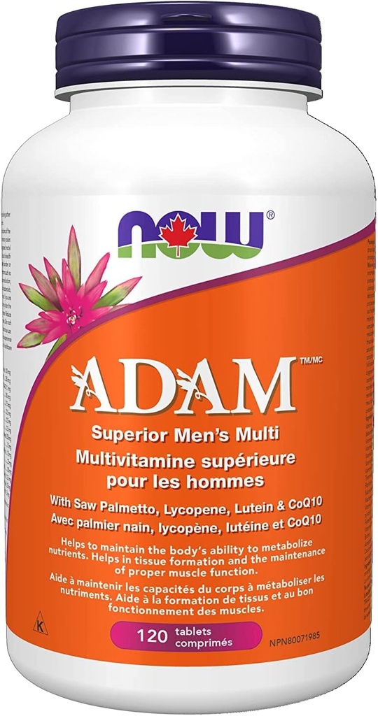 Zdaj hrana Adam Men's Multi 2/Dan 120Tab, 120 CT